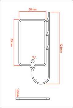 Technical drawing. CAD. Model PCI.