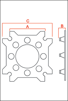 Technical drawing. CAD. Model EB.