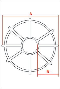 Technical drawing. CAD. Model R.