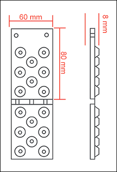 Technical drawing. CAD. Model AP.