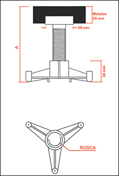 Technical drawing. CAD. Model TR + GU.